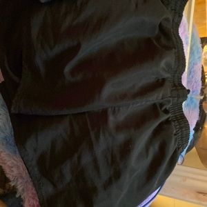 Black shorts with string